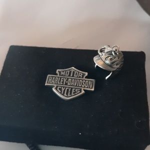 Harley Davidson Helmet 925 silver pendant